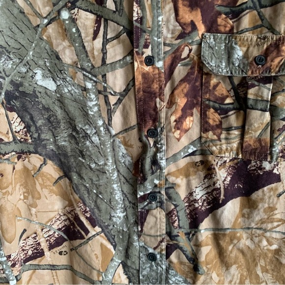 Outfitter’s Ridge Woodland Men’s Long Sleeve Shirt Size Large - Picture 12 of 12